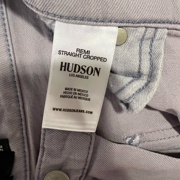 Hudson - Remi Straight Jeans - Soft Lavender - Size 28 - Picture 12 of 12